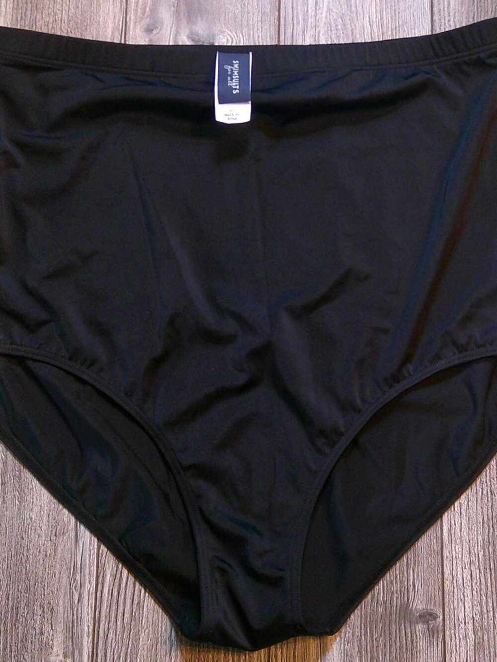 NEW "Swimsuits for All" X-Tra High-Waist Swim Brief w Tummy Control Woman Sz 20